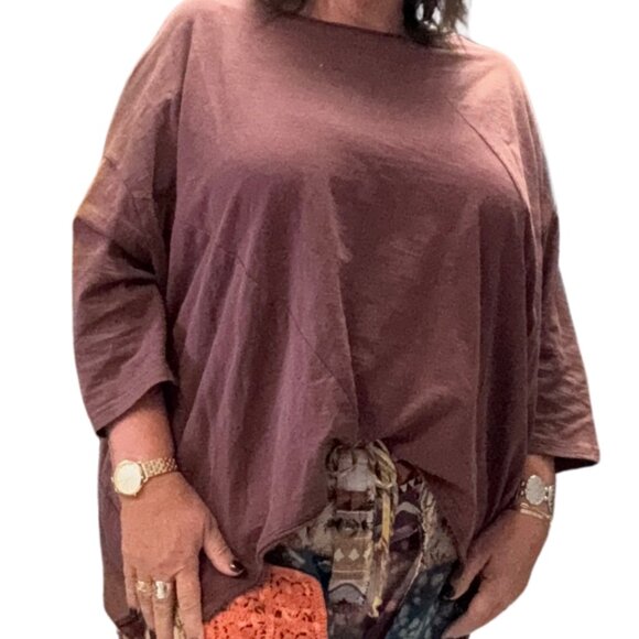 Jaded Gypsy NWT Sangria Be Free Top O/S - Picture 5 of 6